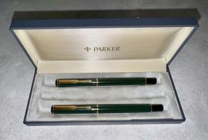Vintage Parker Fountain and Ballpoint Pen Set