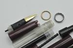 Montblanc 221 Burgundy Fountain Pen with 14K Nib