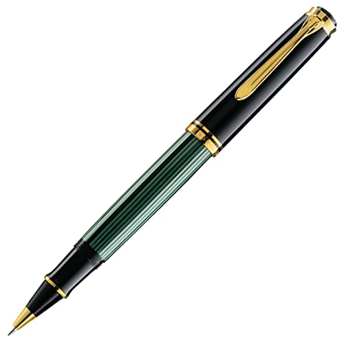 Pelikan Souverän R800 Roller Ball Pen - Black/Green
