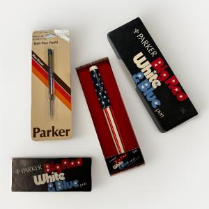 Parker Big Red White & Blue Ballpoint Pen