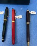 5 Vintage Ink Pens: Aurora, Caran, Parker, Cross