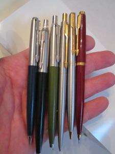 Vintage Parker Ballpoint Pens and Mechanical Pencils