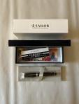 Sailor Pro Gear Silver Fountain Pen Limited Edition