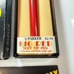 Vintage Parker Big Red Soft Tip Fountain Pen