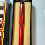 Vintage Parker Big Red Soft Tip Fountain Pen