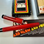 Vintage Parker Big Red Soft Tip Fountain Pen