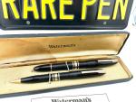 Vintage Waterman 100 Year Black Fountain Pen Set