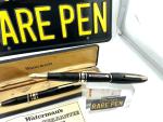 Vintage Waterman 100 Year Black Fountain Pen Set