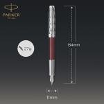 PARKER Sonnet Fountain Pen in Red Satin Finish