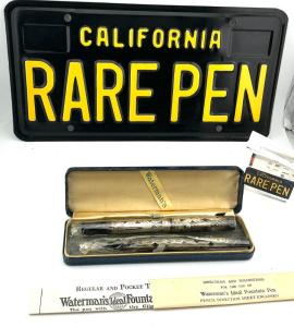 Vintage Waterman 452 Fountain Pen in Sterling Silver