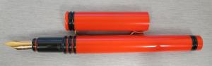 Waterman Forum Vintage Fountain Pen - Orange & Black
