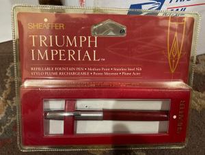 Sheaffer Triumph Imperial Burgundy Fountain Pen