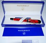 Waterman Paris Red Black Marble Fountain Pen