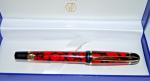 Waterman Paris Red Black Marble Fountain Pen