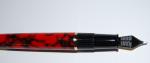 Waterman Paris Red Black Marble Fountain Pen
