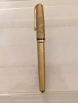 Vintage Matte Gold Dragon Fountain Pen with Steel Nib