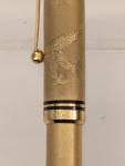 Vintage Matte Gold Dragon Fountain Pen with Steel Nib