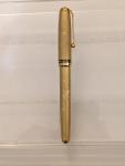 Vintage Matte Gold Dragon Fountain Pen with Steel Nib