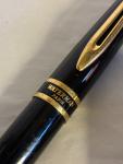 Waterman Expert Black Ballpoint Pen with Gold Trim