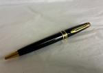 Waterman Expert Black Ballpoint Pen with Gold Trim