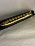 Waterman Expert Black Ballpoint Pen with Gold Trim