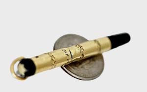 Vintage Montblanc 18K Gold Eyedropper Pendant Pen