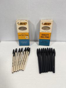 Waterman-BIC All Black Vintage Pen Set