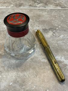 Waterman's 502 Vintage Fountain Pen with TWSBI Ink Well
