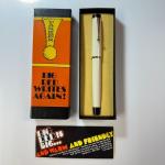 Parker Big Red Ballpoint Pen with Gold Trim