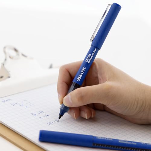 Luxury BAZIC Callum Blue Rollerball Pens (2/Pack)