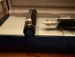 Sailor Professional Gear Silver Fountain Pen - Black