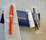 Sailor Professional Gear Slim Red Gold Fountain Pen