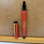 Parker Big Red Ballpoint Pen with Gold Trim