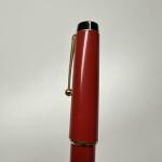 Parker Big Red Ballpoint Pen with Gold Trim