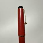 Parker Big Red Ballpoint Pen with Gold Trim