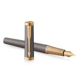 PARKER Ingenuity Gray GT Fine Fountain Pen