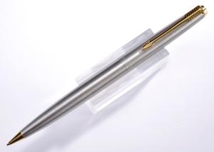 Parker Vintage Stainless Steel Mechanical Pencil with Gold Trim