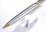 Parker Vintage Stainless Steel Mechanical Pencil with Gold Trim