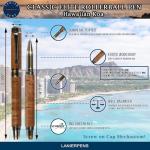 Lanier Pens Elite Rollerball Pen - Hawaiian Koa Edition