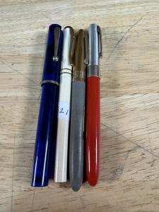 Set of 4 Vintage Fountain Pens