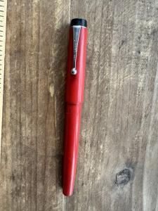 Parker Big Red Ballpoint Pen with Schmidt Refill
