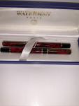 Marbled Red and Black Waterman Pen Set
