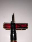 Marbled Red and Black Waterman Pen Set