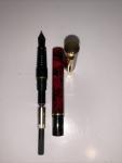 Marbled Red and Black Waterman Pen Set