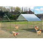 Spire Shaped Metal Chicken Coop for Outdoor Use
