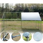 Spire Shaped Metal Chicken Coop for Outdoor Use