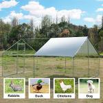 Spire Shaped Metal Chicken Coop for Outdoor Use