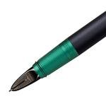Parker Ingenuity Slim Deep Black Green Fine Point Pen