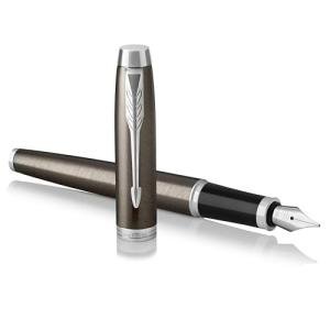 PARKER IM Dark Espresso Fountain Pen with Blue Ink