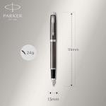 PARKER IM Dark Espresso Fountain Pen with Blue Ink